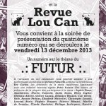 Affiche lancement revue Lou Can n°4