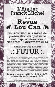 Affiche lancement revue Lou Can n°4